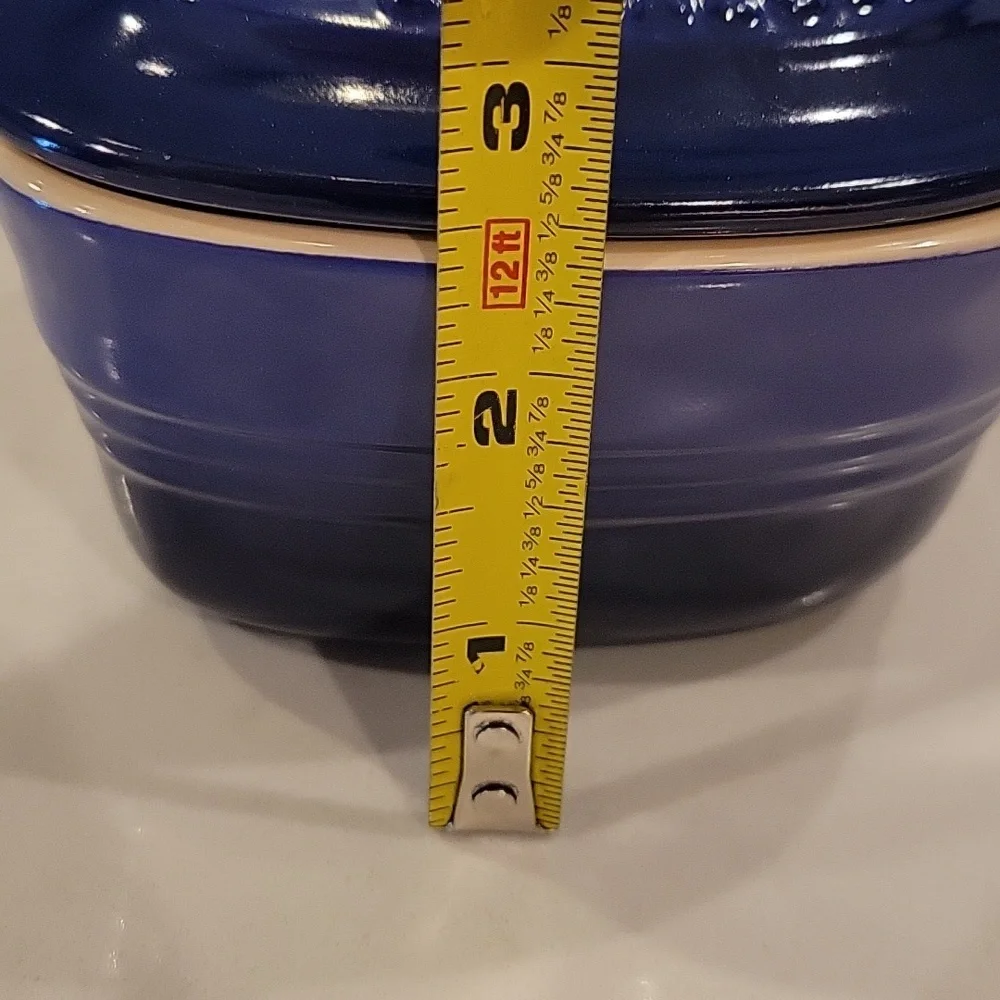 Le Creuset Cobalt Blue / Marseille Blue Heart Ramekin